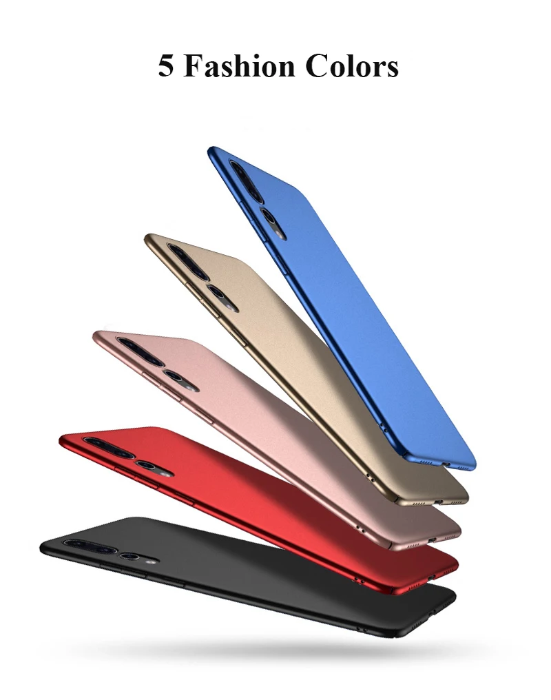 Для huawei P20/P20 Pro/P20 Lite чехол жесткий корпус Мода полный матовый назад Защитный для
