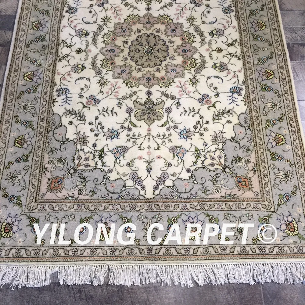 Yilong 4'x6' hand knotted turkish style chinese handwoven living room wool silkwool carpet prices (WY2087S4x6) | Дом и сад
