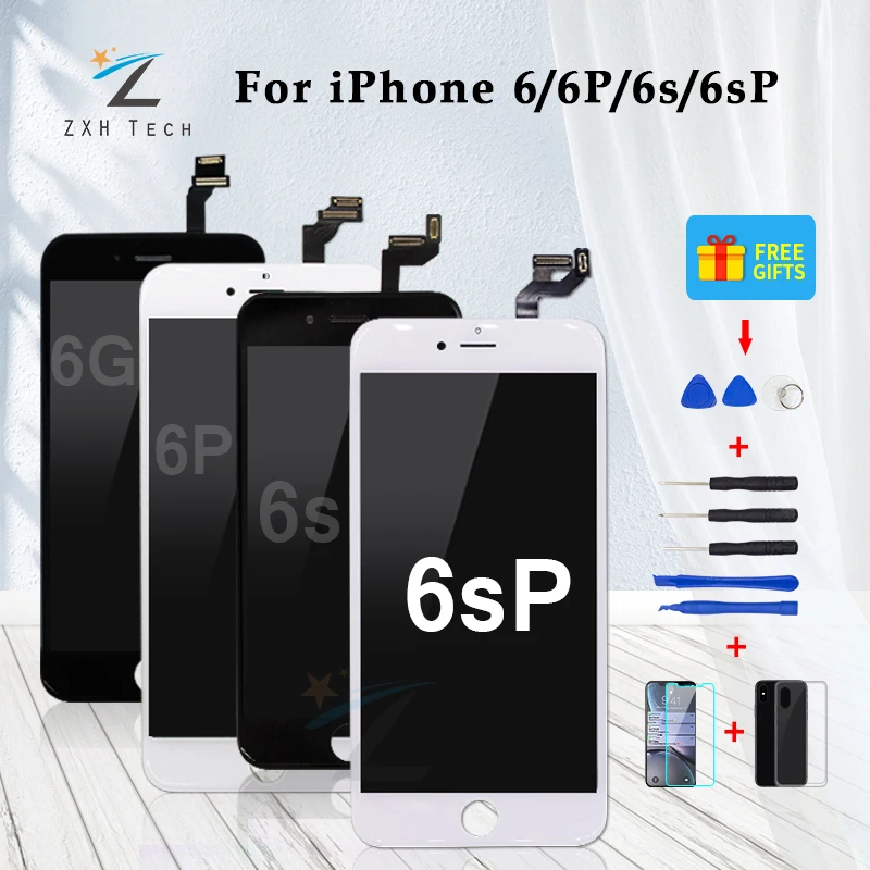

AAA OEM 3D Touch Screen Ecran For iPhone 5S 6 6S 7 8 Plus LCD Display Pantalla Digitizer Assembly Replacement With Free Tools