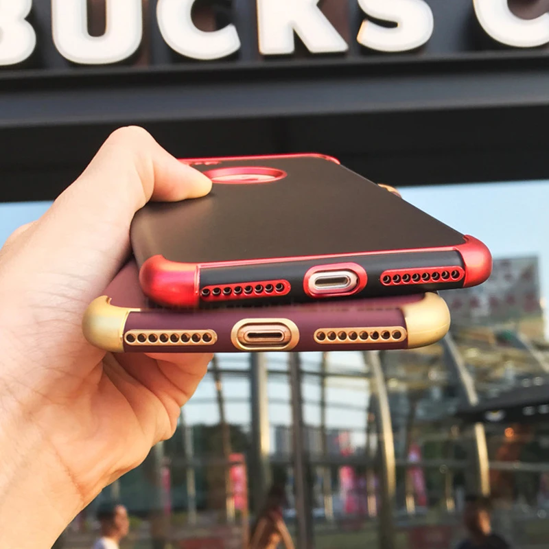 Чехол с защитой от ударов Kerzzil Silikon для iPhone 6 6s Plus мягкий деловой чехол 7 чехлы из