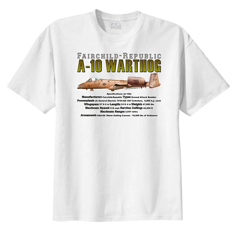 

Men'S Fairchild-Republic A-10 Warthog Short Sleeve T-Shirt 2019 Men T Shirt Fashion Cool Summer T Shirt