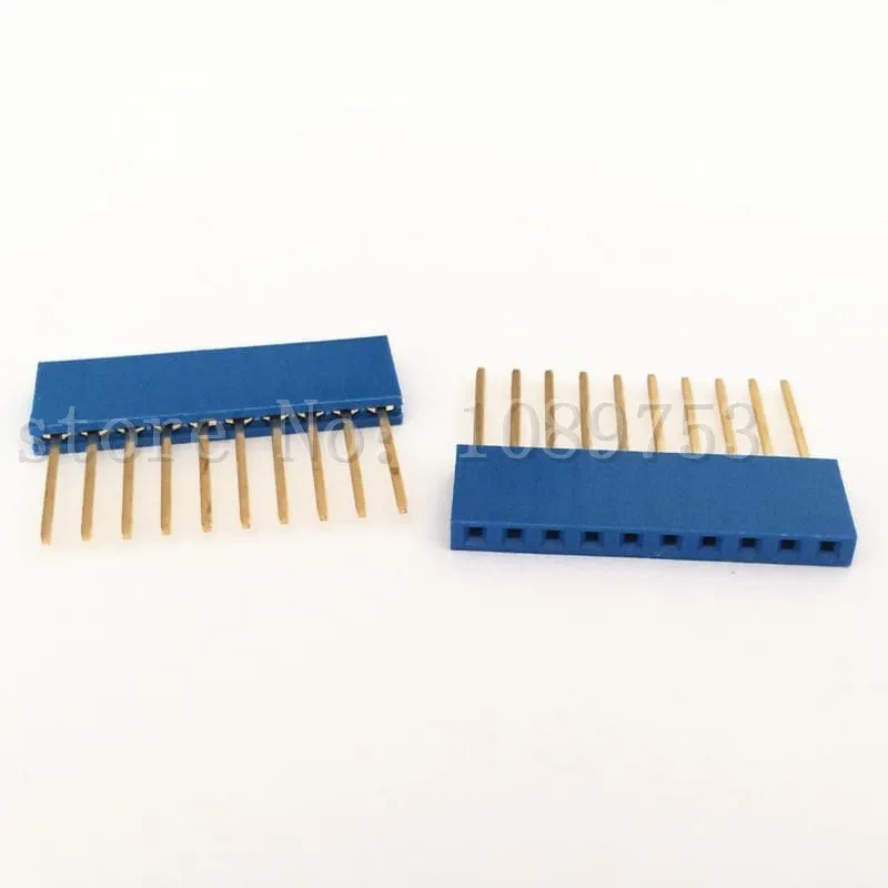 

10 шт 10Pin Женский Высокий Штабелируемый коннектор разъем для Arduino Щит синий