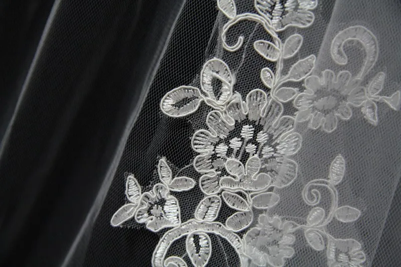 Простой Короткое Свадебное Покрывалами Для Невесты Белый/слоновая кость