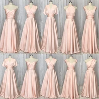 superkimjo 2022 infinite bridesmaid dresses long pink cheap wedding guest dress 2023 vstidos para dama de honor