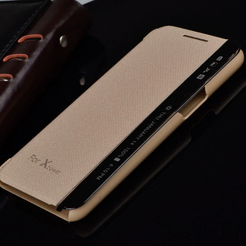 Для LG X power чехол для телефона для LG X power K220ds чехол быстрый ответ Окно флип умный чехол для Capa LG X power чехол для телефона lf307