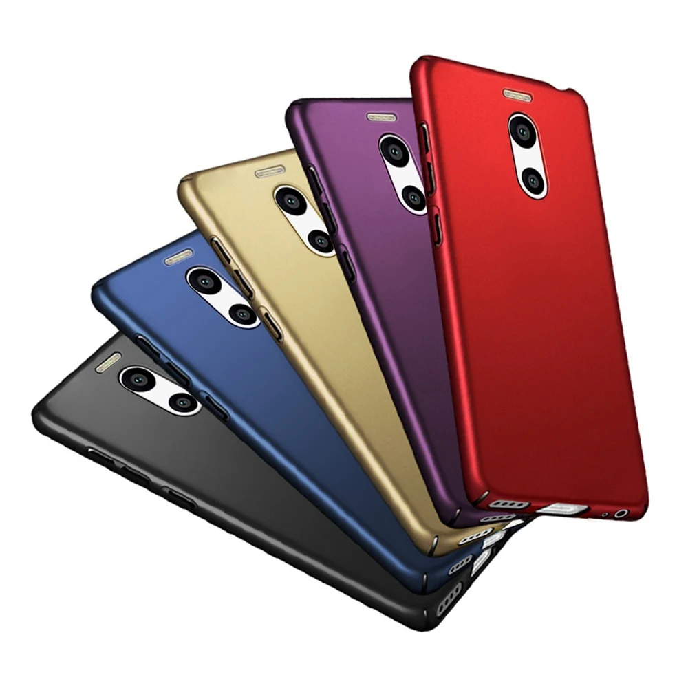 Простой чехол для телефона Meizu M6 Note жесткий пластиковый матовый 5 дюйма Meilan 6