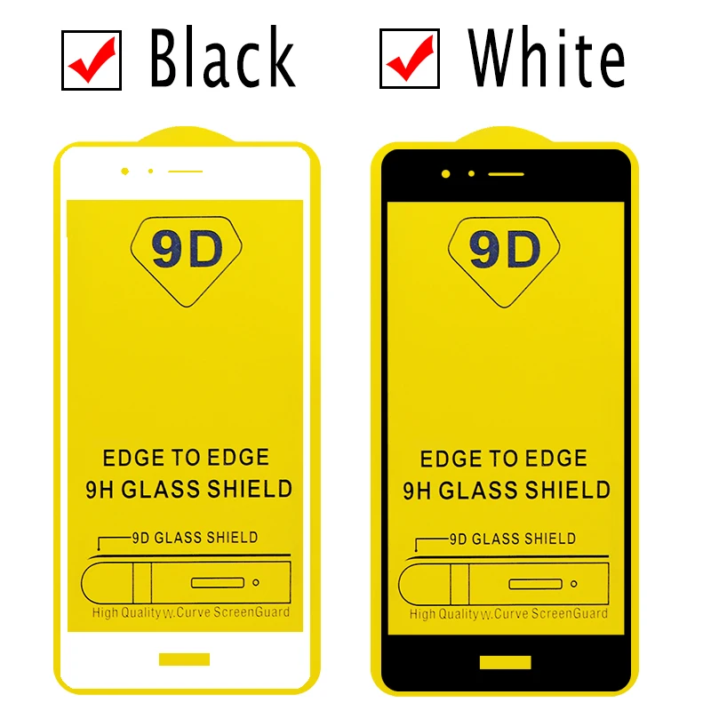 9D Protective Glass on For Huawei Honor 10 9 8 Lite Verre Screen Protector Tremp Huavei Honer Light Tempered 10Light Glas Film | Мобильные