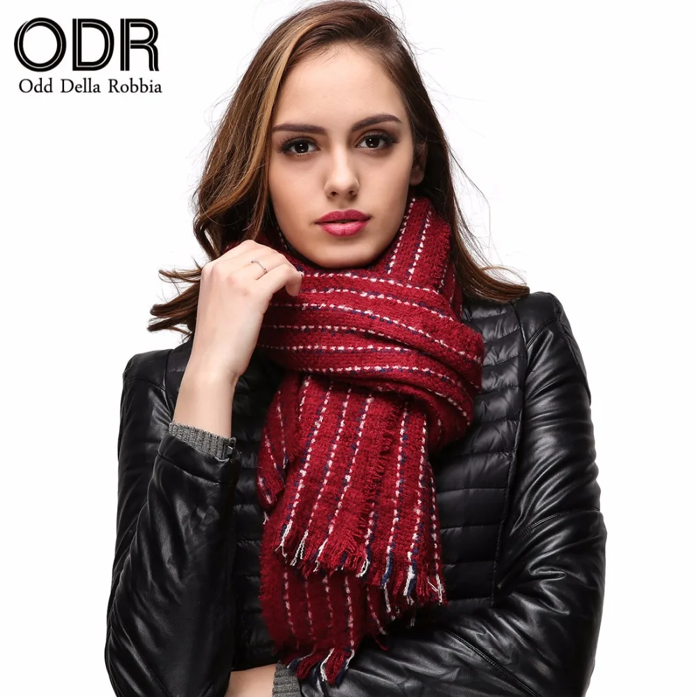 Нечетные Делла Robbia Супер Очаровательный Темперамент Красный Шарф Подходит Для
