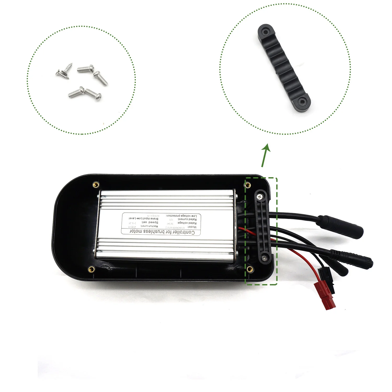 Контроллер для электрического велосипеда BULU 6 9 12 Mosfets контроллер коробки