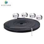 Детали для 3D-принтера Kee Pang, 5 шт., 20 зубьев, 5 метров, 6 мм, GT2, открывающийся ремень, 1 шт., гаечный ключ, набор сделай сам, шкив для 3D-принтера