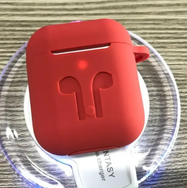 Free Ship Universal Cases for Airpods 1st 2nd Generation Protective Earphone Cover Case Apple airpods 1 2 with Carabiner | Электроника