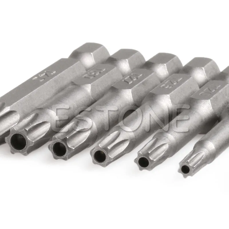 

12 шт./компл. 1/4 дюйма 50 мм T5-T40 набор магнитных отверток Torx H02