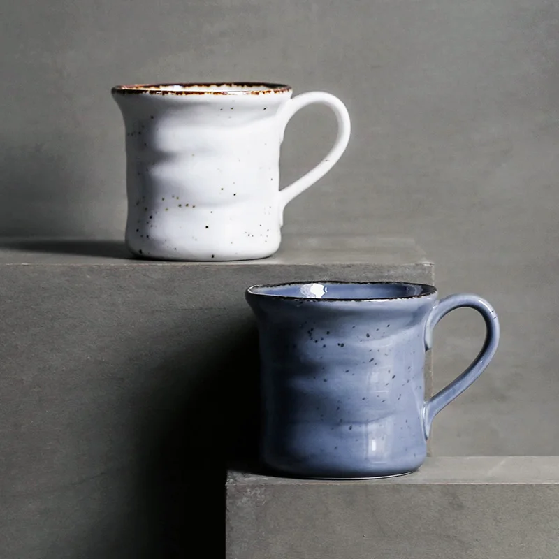320 мл винтажный Японский стиль керамическая грубая кружка кофейная чашка для