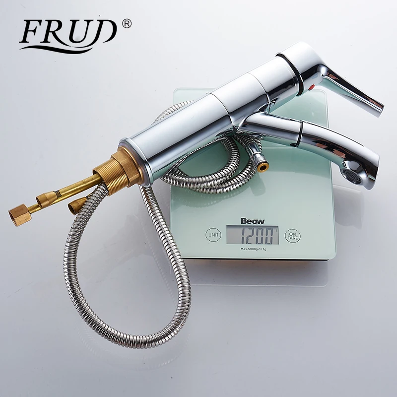 FRUD Новый выдвижной кран для ванной комнаты специальный дизайн одной ручкой