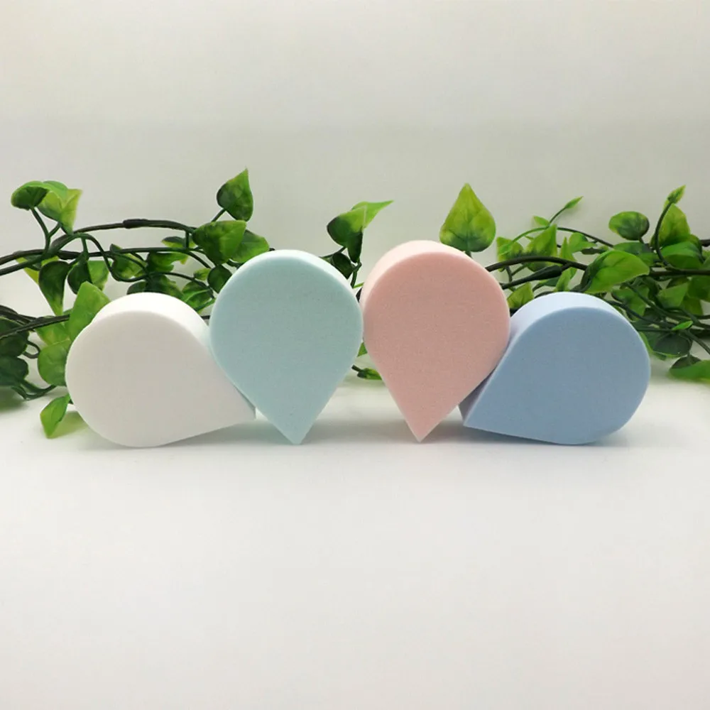 #501 2018 Новая мода 4pc Pro макияж основа красота плоская губка пуховка для капель