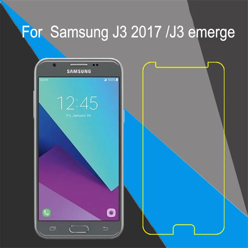 Закаленное стекло для Samsung Galaxy J3 2017/J3 emerge 2017 J3emerge Защитная пленка экрана |