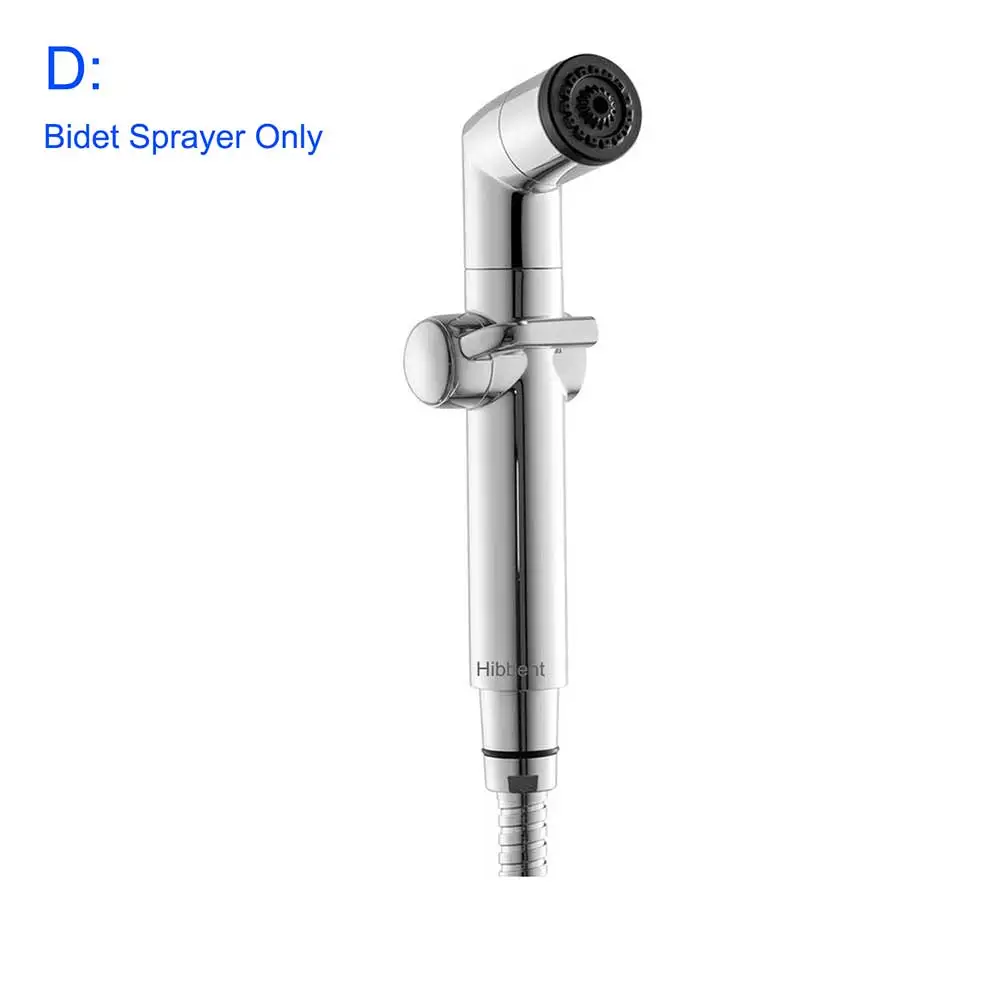D-Bidet Sprayer Only Две функции ручной Биде опрыскиватель регулируемый поток воды керамический сердечник давления клапан Ванная комната ткань пеленки шайба душ - Цвет: D-Bidet Sprayer Only