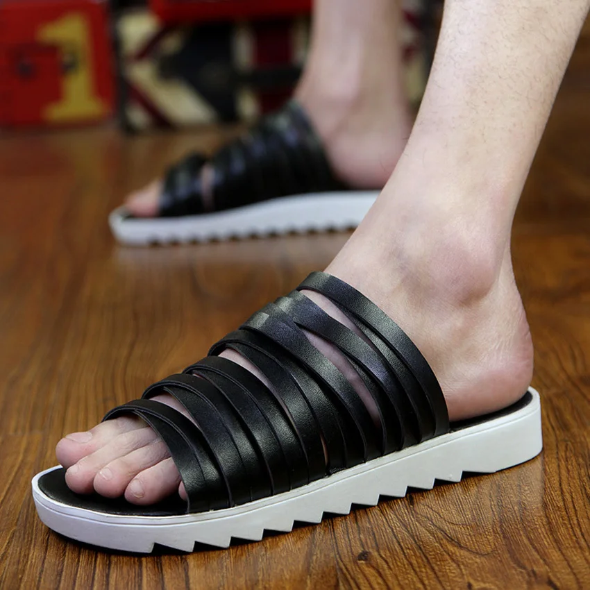 Прилив вилочная часть тапочки противоскользящих лето обувь корейский стиль