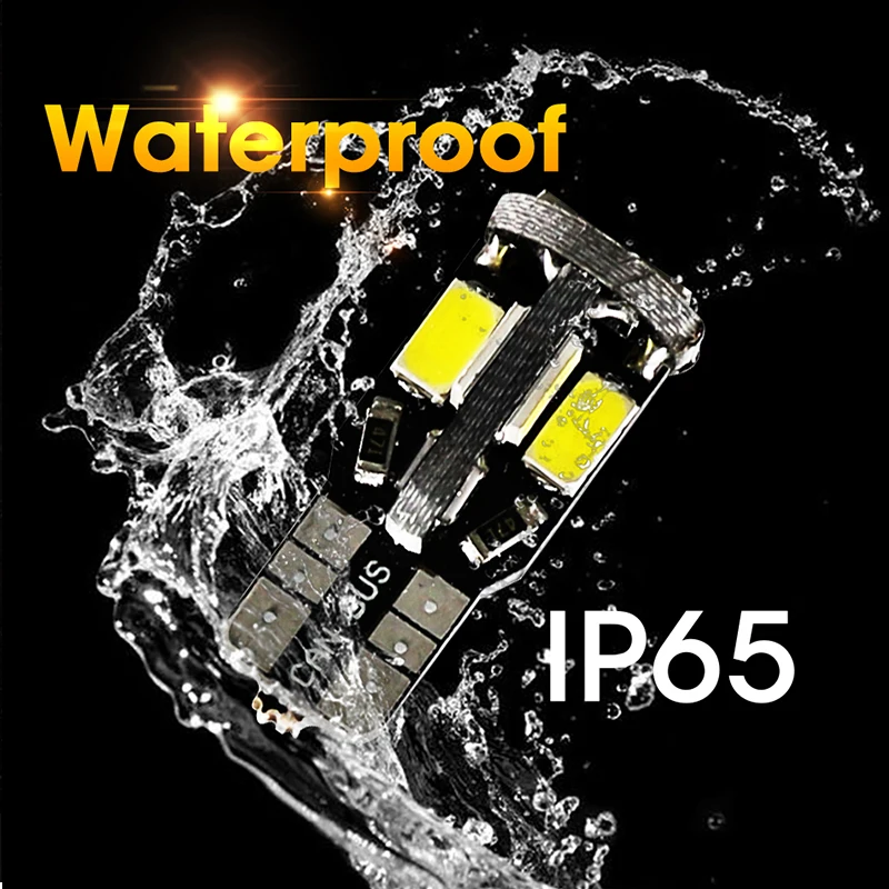 20 шт W5W светодиодный 147 152 158 161 T10 Клин сбоку сигнализирующий фонарь габаритный COB