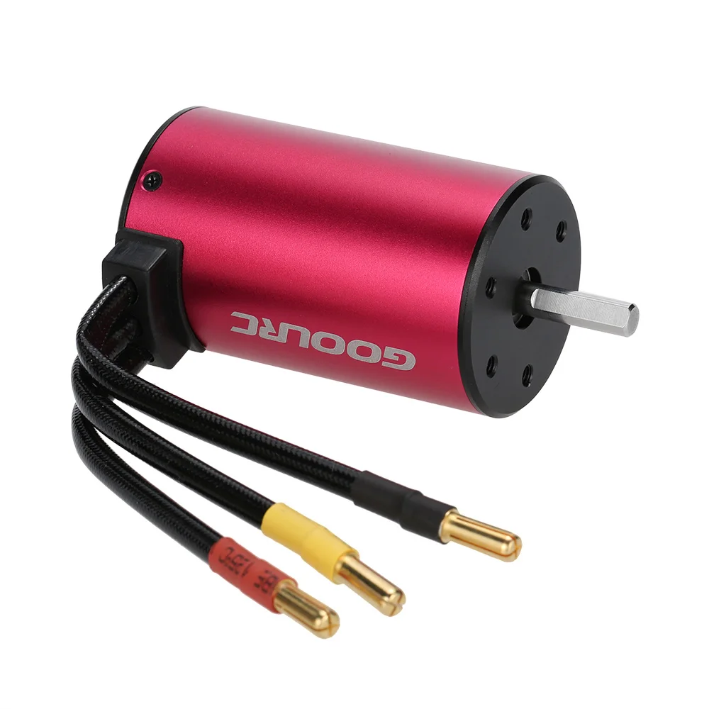 Оригинальный бесщеточный Бесконтактный двигатель GoolRC S3660 3800KV 4 полюса для 1/8 1/10 RC