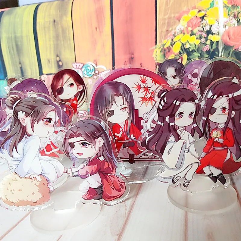 9 см аниме Tian Guan Ci Fu брелок Xie Lian Hua Cheng симпатичная акриловая подставка модель