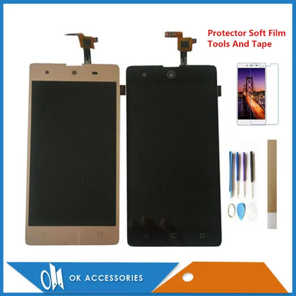 Черный белый золотой цвет для BQ BQS 5050 BQS5050 Strike Selfie ЖК дисплей + сенсорный экран
