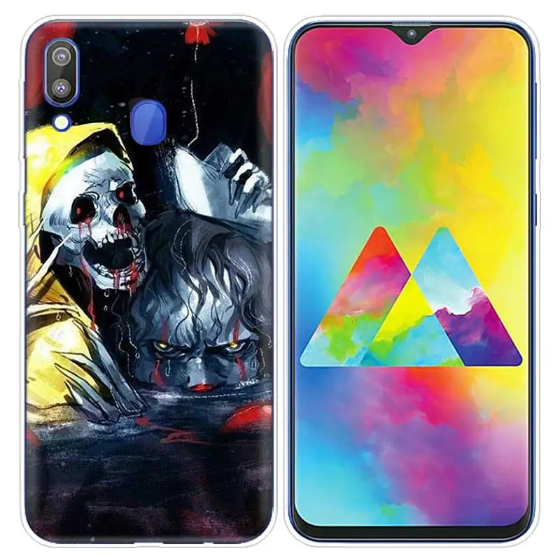 Чехол для samsung Galaxy S10 S10e S10 5G Plus M10 M20 M30 A10 A20 A30 A40 A50 A70 Джокера клоун ужас принт чехол Fundas Capa