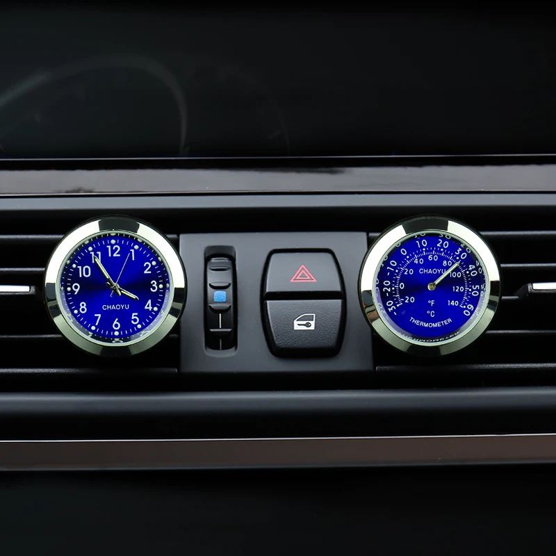 Новые Авто кварцевые часы стильные автомобильные воздушная розетка