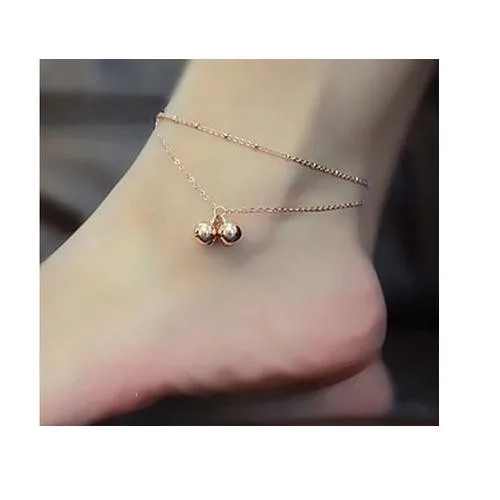 QCOOLJLY Многослойные ножные браслеты мода цветок лист кулон лодыжки браслеты ножная цепочка пляж бижутерия для ног для женщин дамы - Окраска металла: Z017