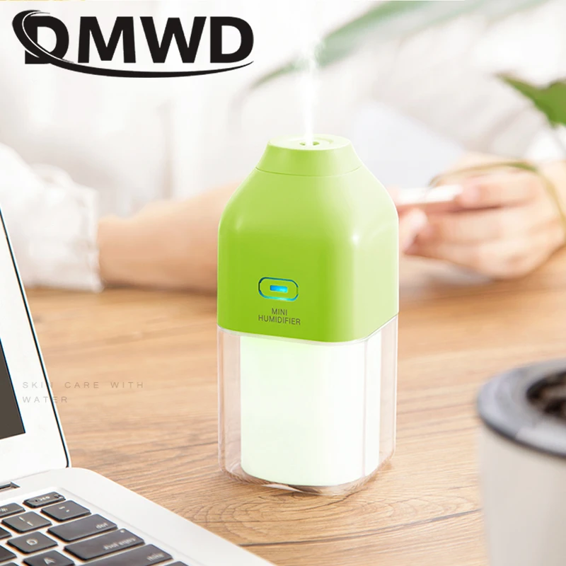 

DMWD USB Ультразвуковой увлажнитель воздуха светодиодный ночник автомобиль мини-аромадиффузор эфирного масла очиститель воздуха генератор х...