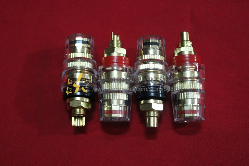 4 шт. высокое качество чистая медь (за исключением гайки) кристаллическая