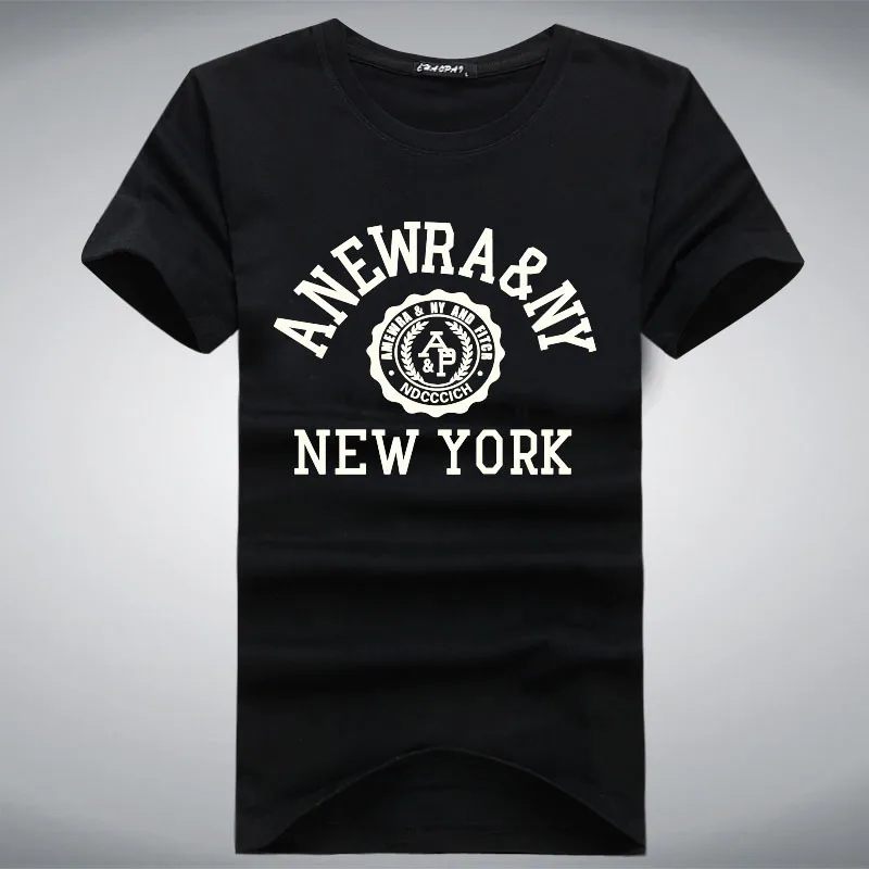 Hot!Mens t shirts fashion 2016/t shirt men/t-shirt men/casual-shirt/men clothes fitness hip hop New york kanye west element | Мужская