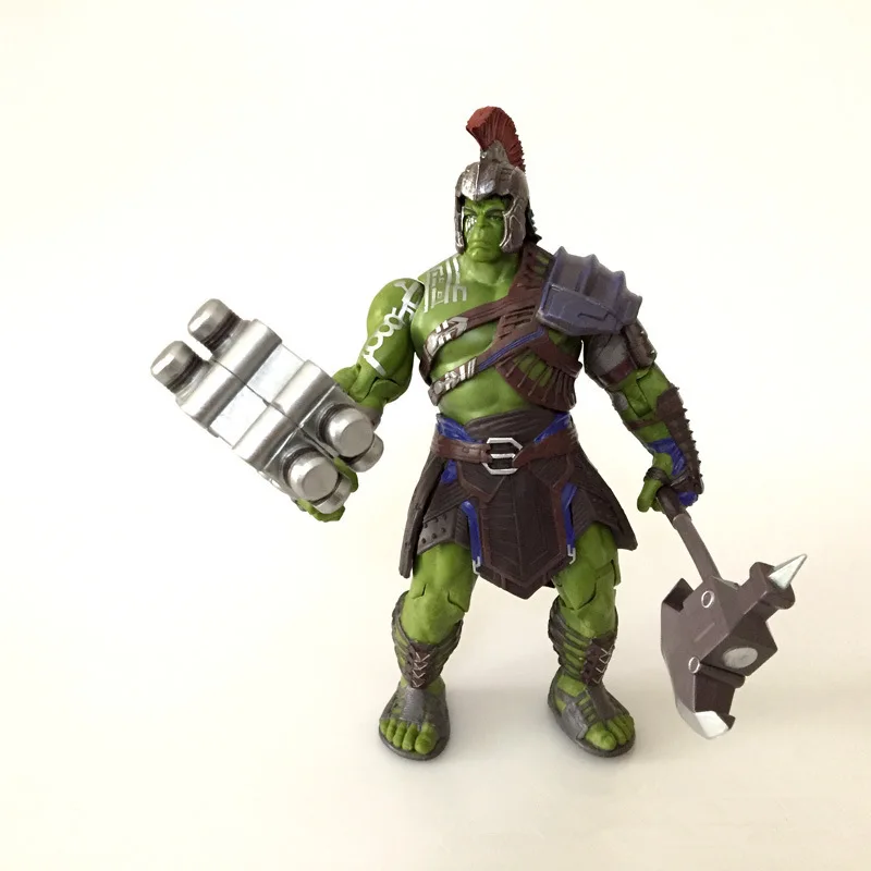 Модель Куклы Thor 3 Ragnarok Hulk из ПВХ 20 см в коробке фигурка японского аниме экшн