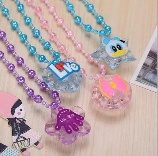 Рождественская игрушка мигающее ожерелье мягкие резиновые светодиодные игрушки