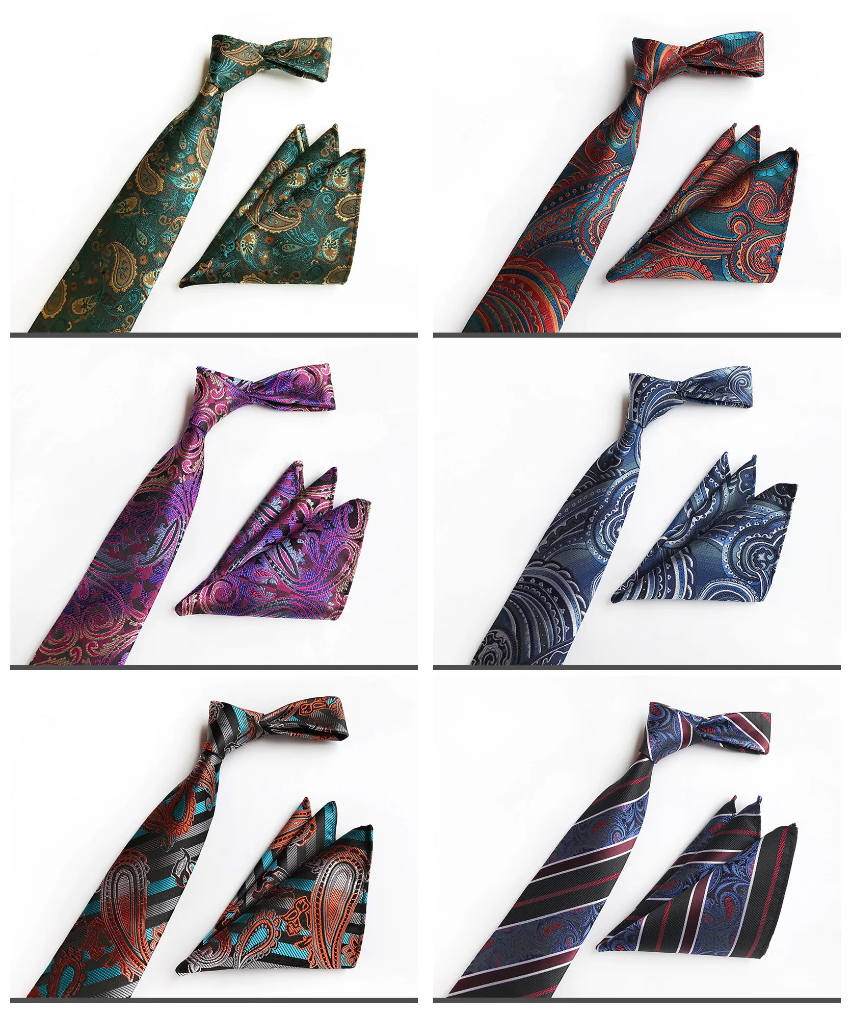 Мужское полотенце для галстука и кармана из полиэстера|Мужские галстуки носовые