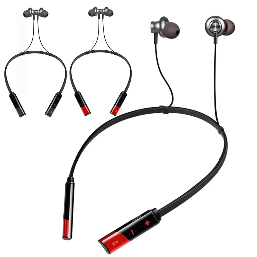 SOONHUA магнитные беспроводные наушники Bluetooth V4.2 мягкие силиконовые крючки