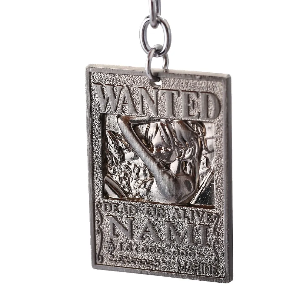MS Jewelry одна штука постер брелок Nami Warrant брелки для подарка ключей от автомобиля