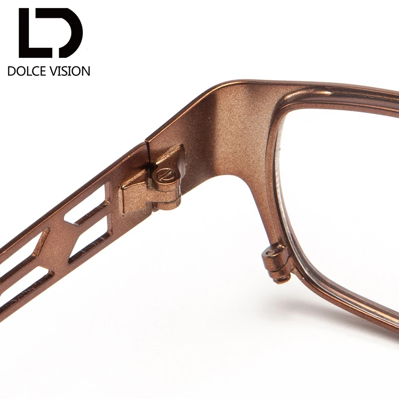 Классические прямоугольные оптические очки dolce vision прозрачные линзы по рецепту