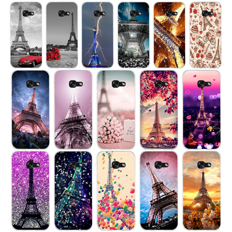 Чехол для Samsung a3 a5 a6 plus a7 a8 a9 star lite s 6 7 8 9, из мягкого силикона и ТПУ с Эйфелевой башней Парижа, чехол для телефона Samsung a3 a5 a6 plus a7 a8 a9 star lite s 6 7 8 9, 100