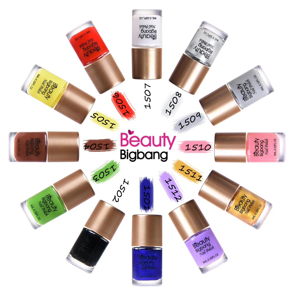 BeautyBigBang 8 мл для ногтей снимаемые замачиванием печать Лаки лак пластина стемпинга
