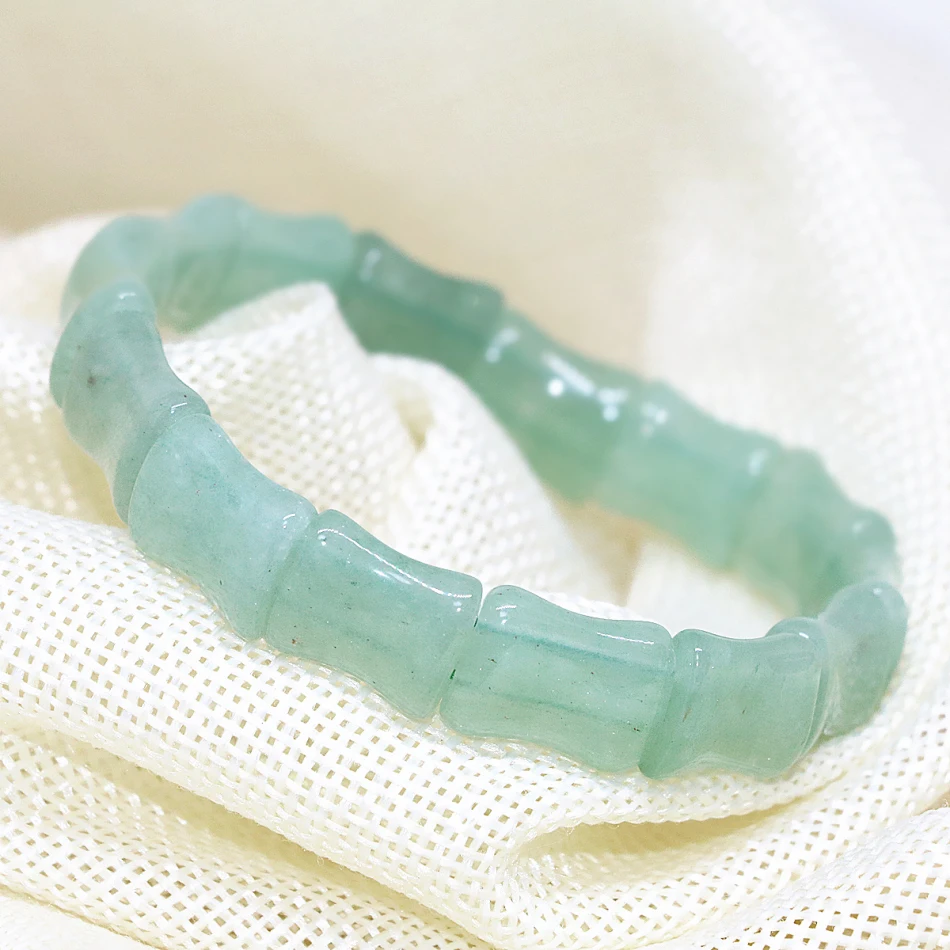 4 стиля наивысшего качества Природный камень жадеит зеленый браслет Женская мода