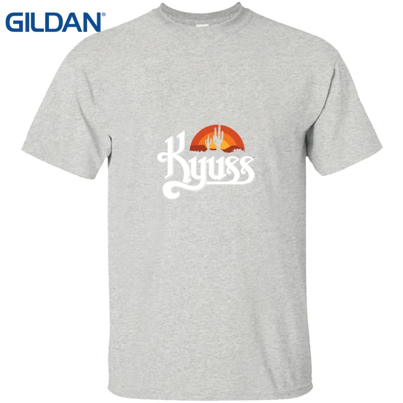 Gildan Top T Shirts Sales Kyuss Band Album Blues For The Red Sun Hip-Tope Tee Mans Clothing Simple Online Tops Sale | Мужская одежда