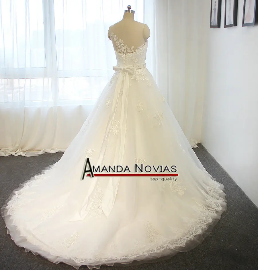 2019 Новый Дизайн кружевное свадебное платье прозрачное сексуальное с низкой