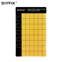 diyfix 1pc magnetic screw mat memory chart work pad mobile phone repair tools 145 x 90mm palm size