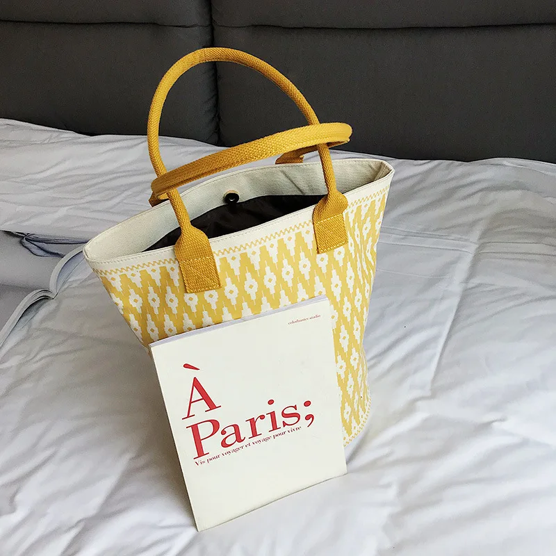 TTOU женская простая клетчатая сумка-тоут Женская Большая вместительная сумка из