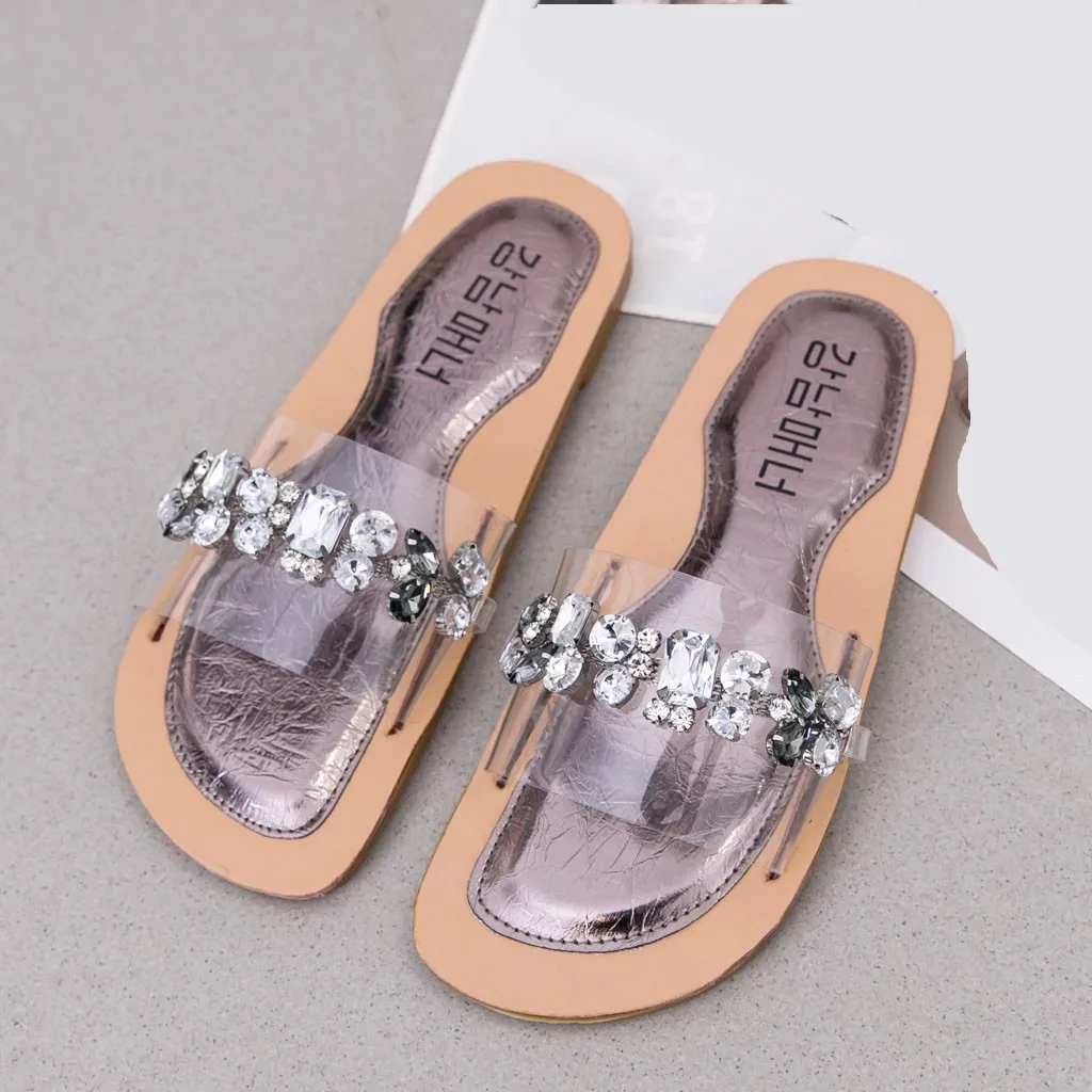 Роскошные Женские туфли на плоской подошве с закрытой пяткой круглый носок Для