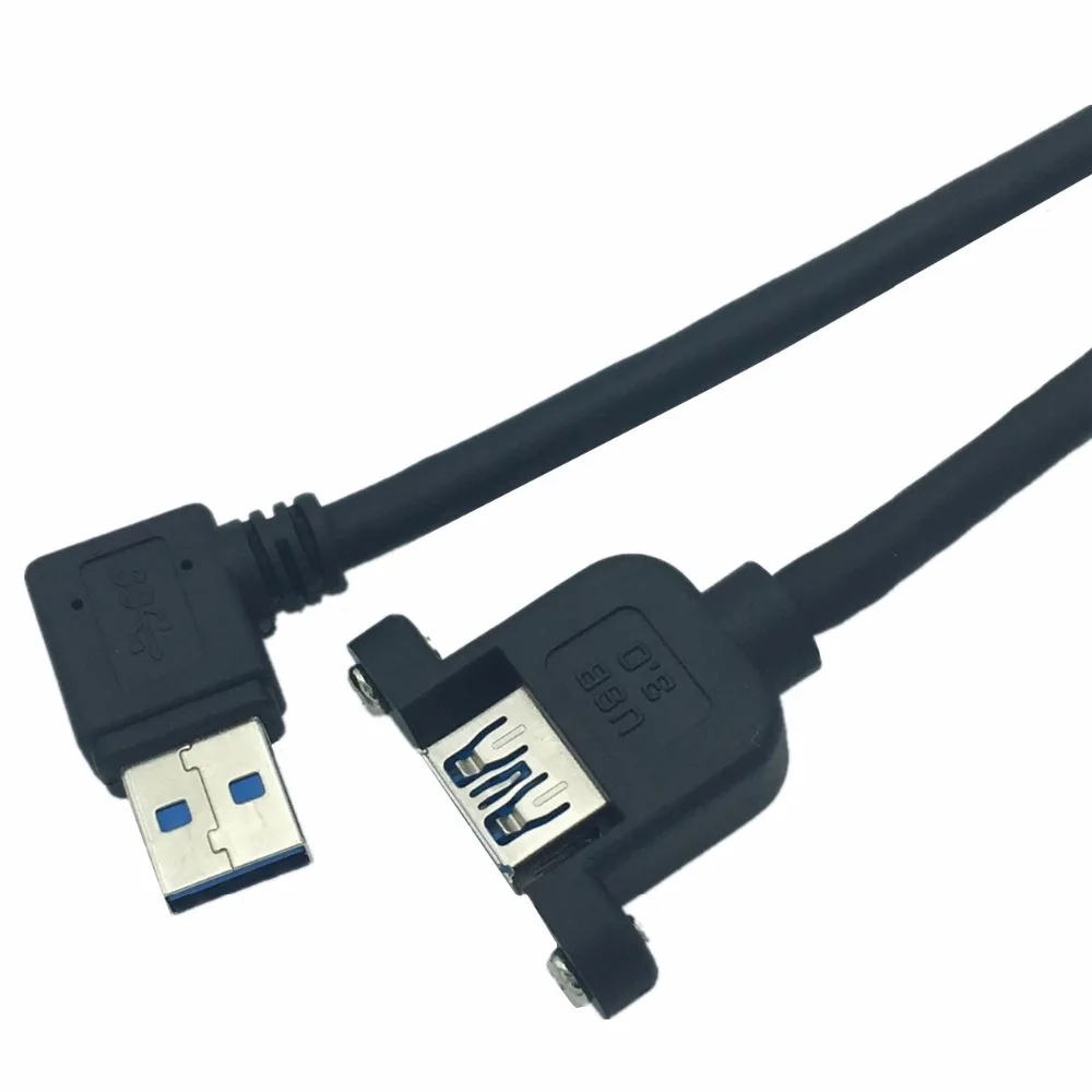 USB 3 0 A папа 90 градусов вверх и вниз левый правый угол к мама Панельное крепление