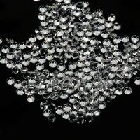 0 8mm to 2mm 12 white color round shape syntheitc corundum