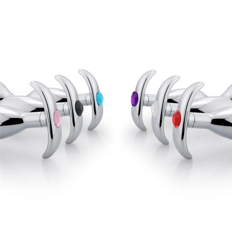 Sex Stainless Steel Anal Plug Butt With Diamond G Spot Stimulate Prostate Massage anal plug Toys For Women Masturbation | Красота и