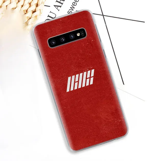 01 Ikon KPOP мальчик группа телефонные чехлы для samsung Galaxy S10e S10 плюс S8 S9 плюс S6 S7 край A40 A50 A70 M20 чехол Coque - Цвет: 01
